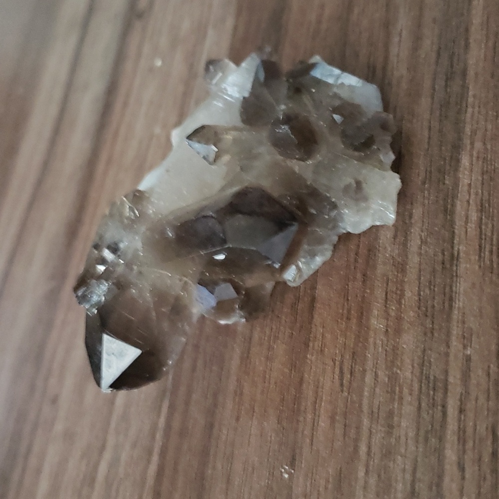 Smokey quartz cluster